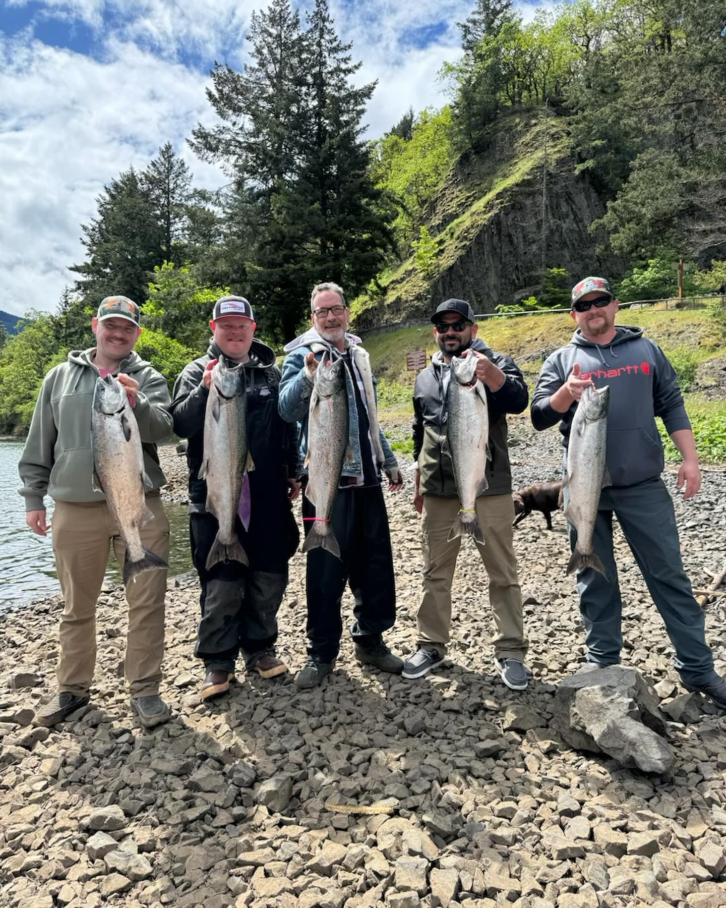 Spring Chinook catch with Good Ol’ Boys