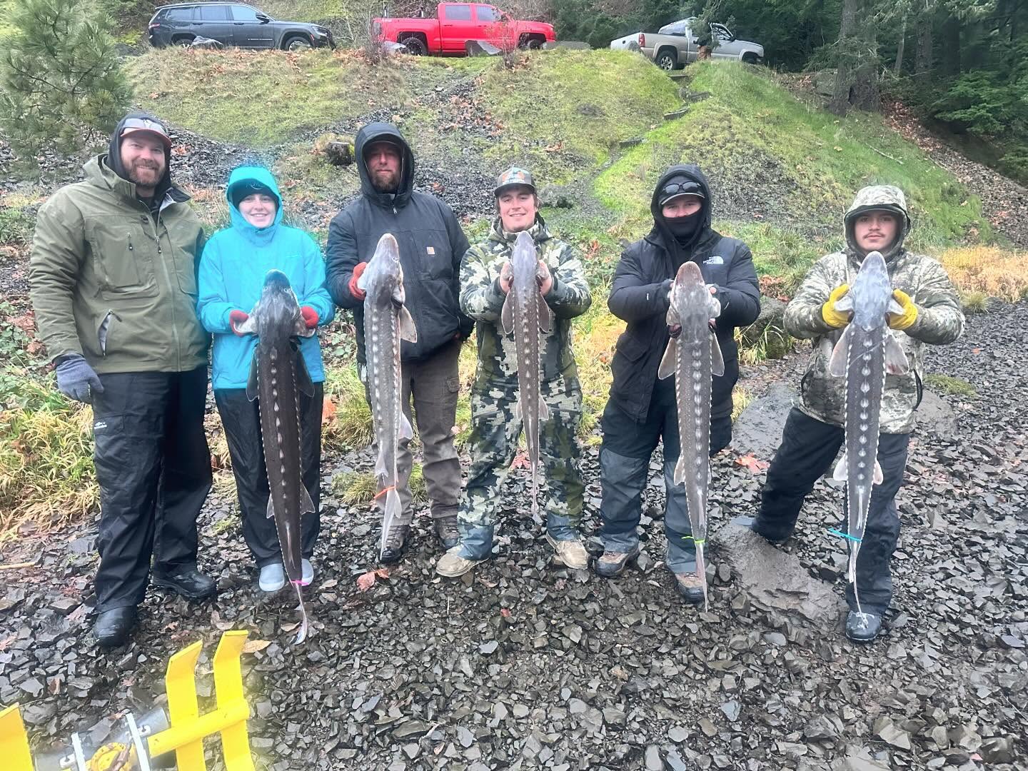 Sturgeon catch with Good Ol’ Boys