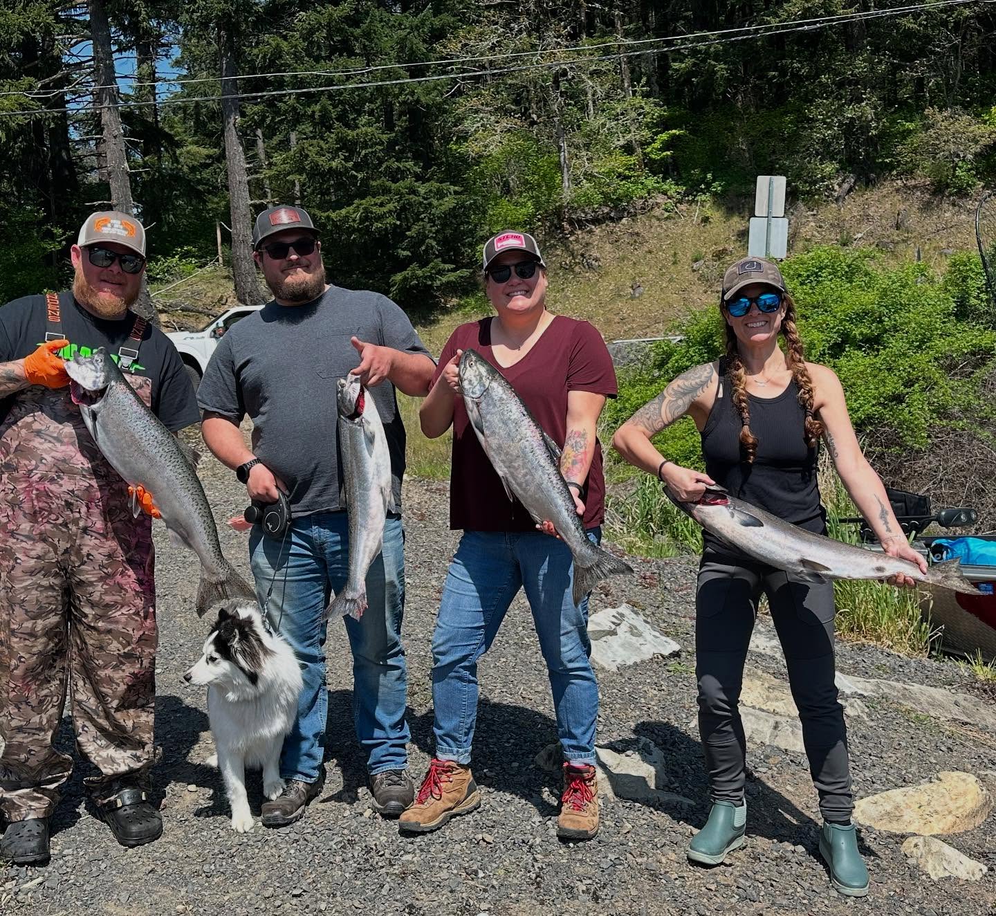 Coho catch with Good Ol’ Boys